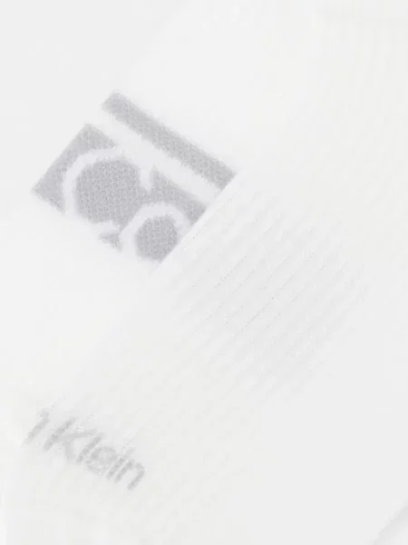 Calvin Klein kotníkové ponožky bílé