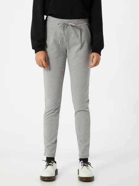 ICHI Pantaloni KATE deschis gri
