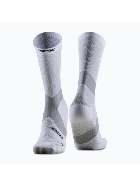 X-Socks Bike Expert Crew zokni sarkvidéki fehér/gyöngyszürke zokni. Méret: EU fehér