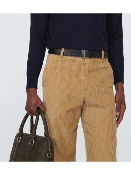 Curea Bottega Veneta din piele negru