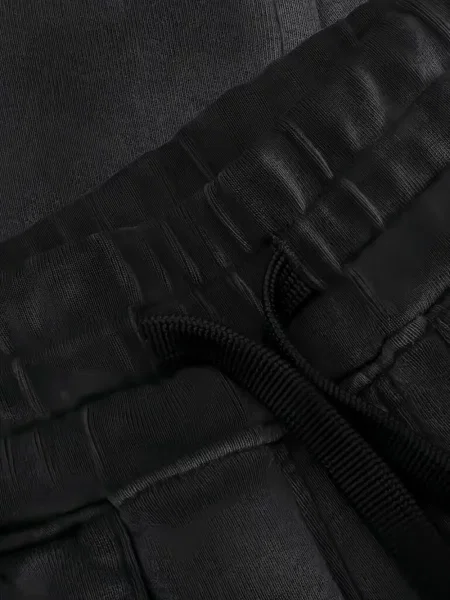 Pantaloni cargo Nahmias cu autograf negru