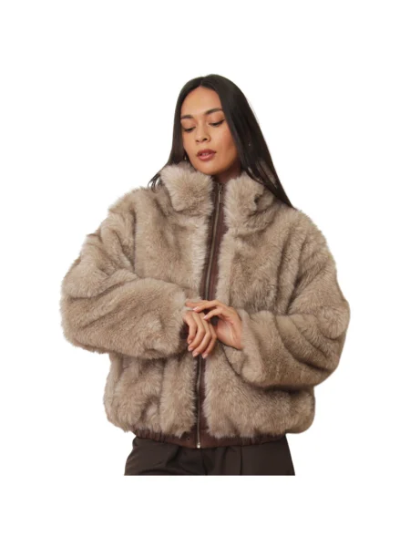 Palton La Modeuse maro