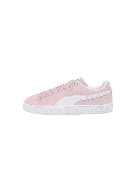 Sneakerși Puma Suede din piele de căprioară clasici alb