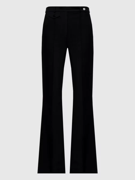 Брюки Twinset клеш черные