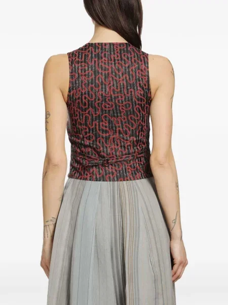Kamizelka Vivienne Westwood w paski szara