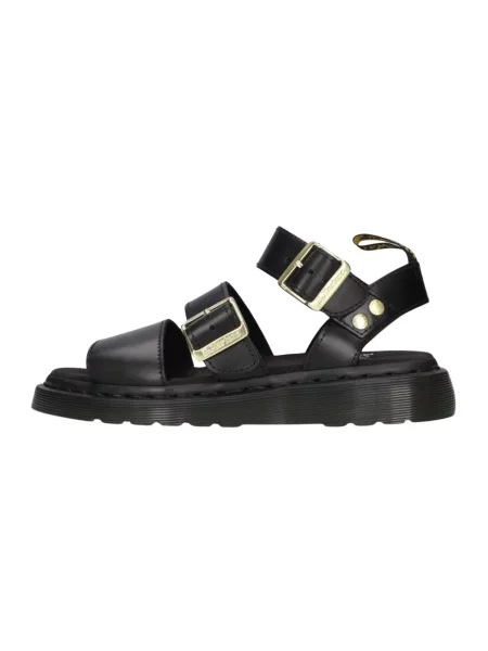 Dr. Martens Gryphon sandały rzymianki skórzane czarne