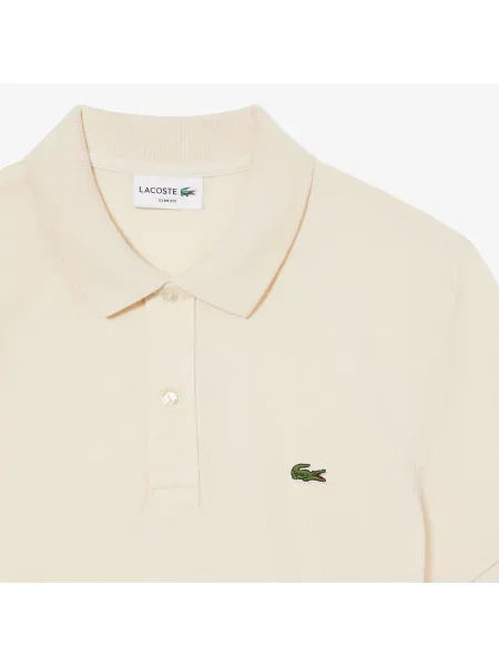 Поло Lacoste бежевое