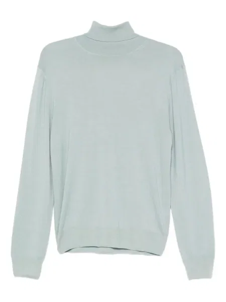 Pletený svetr Canali zelený