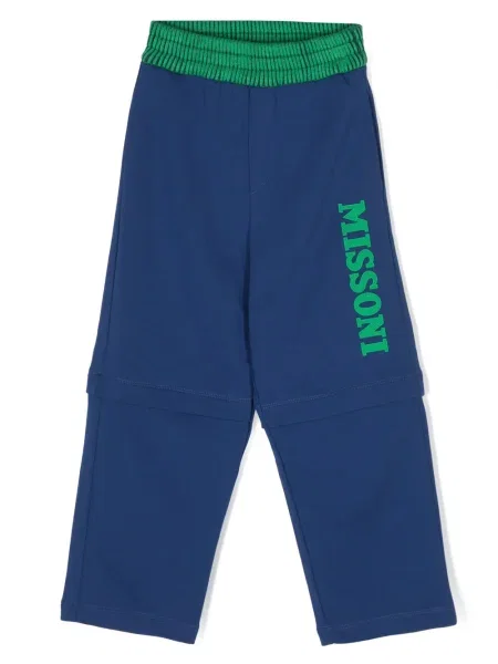 Spodnie dziecięce Missoni niebieskie