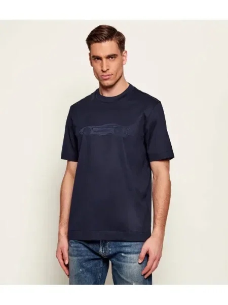 BOSS tricou din C-Taut negru