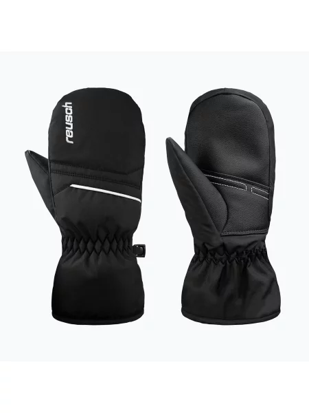 Mănuși de schi pentru copii Reusch Alan Junior Mitten black/white alb