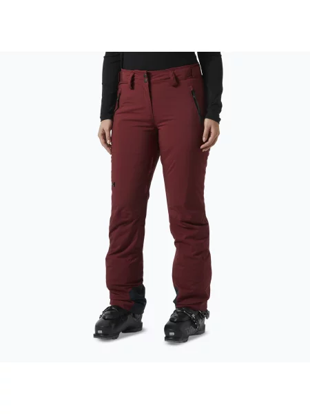 Pantaloni de schi pentru femei Helly Hansen Legendary Insulated mars red roșu