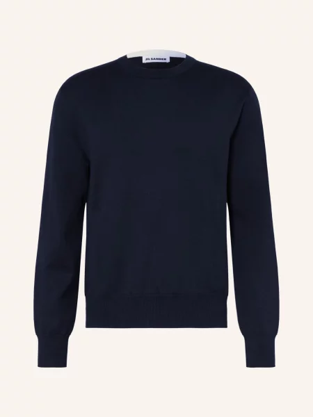 Jil Sander Sweter blau biały