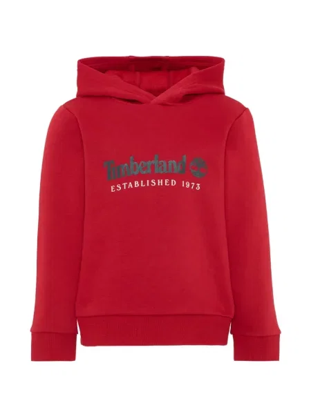 Bluza z kapturem dziecięca Timberland czerwona