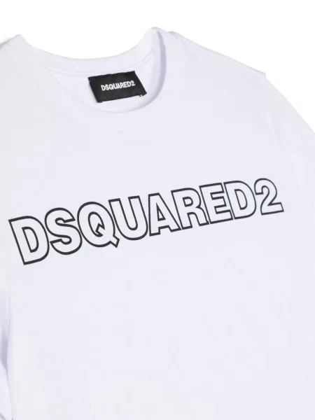 Koszulka dziecięca Dsquared2 biała