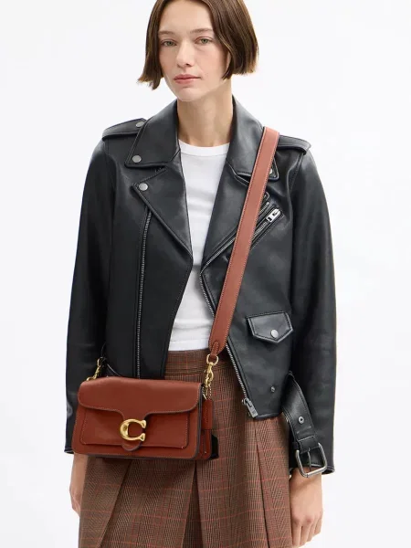 Кожаная сумка Coach