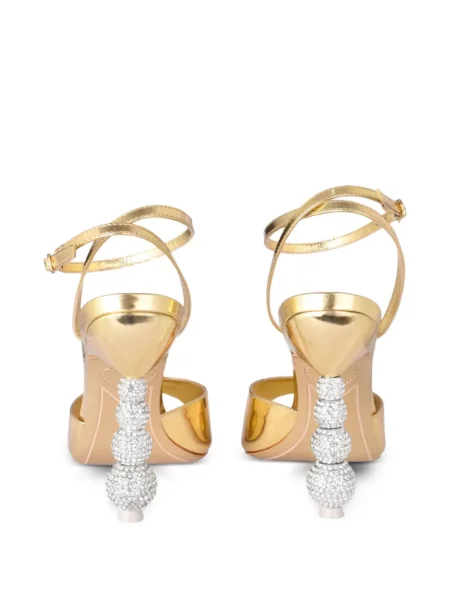 Sandale Sophia Webster de cristal auriu