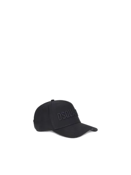 Czapka z daszkiem Dsquared2 czarna