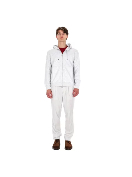 Bluza z kapturem Brunello Cucinelli z kapturem szara