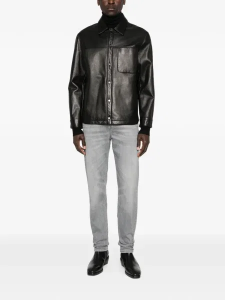 Blugi conici 7 For All Mankind gri