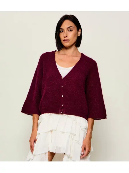 Ba&sh De lână cardigan Isaac | Relaxed fit