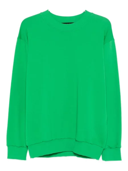 Hanorac crewneck Notrainproof cu decolteu rotund verde