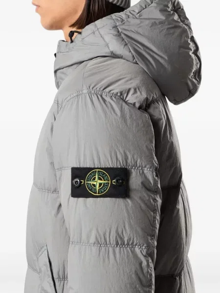 Geacă Stone Island cu strasuri gri