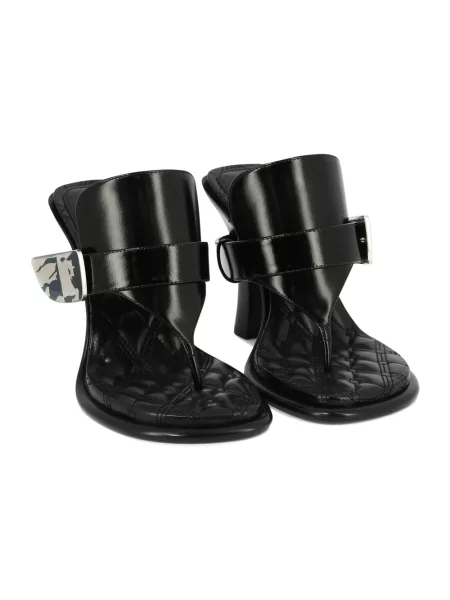Klapki Burberry czarne