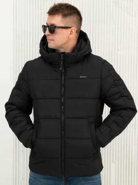 Классический пуховик City Fashion Classic черный