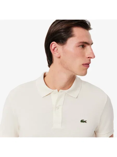 Поло Lacoste бежевое