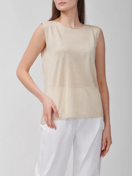 Топ Panicale Cashmere бежевий