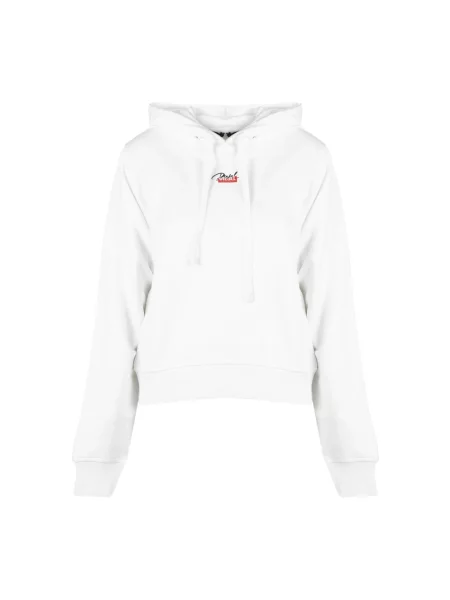 Bluza z kapturem Diesel biała
