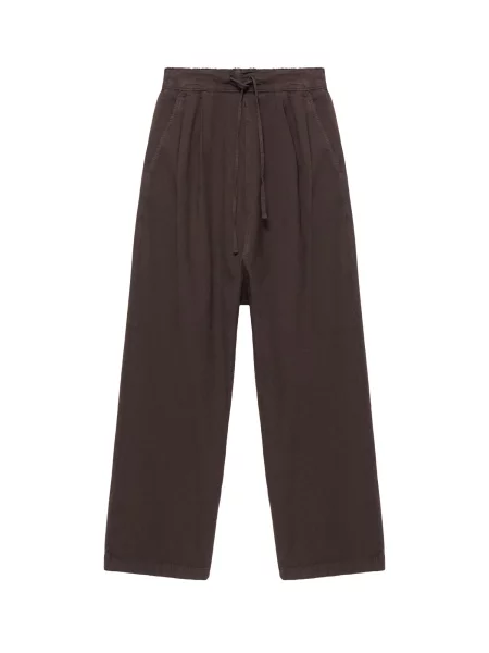Pull&Bear Pantaloni cu cute ciocolatiu