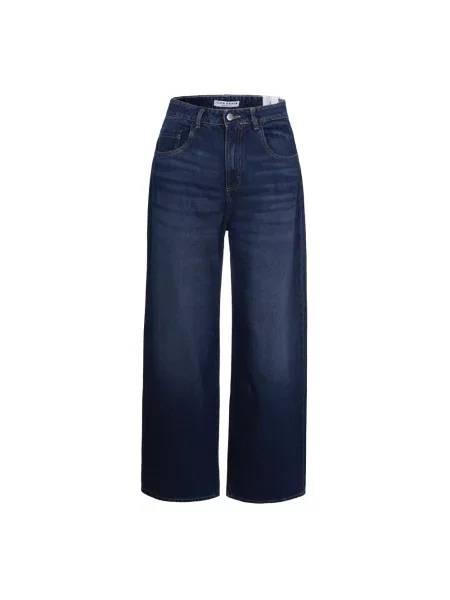 Szerokie jeansy Icon Denim niebieskie