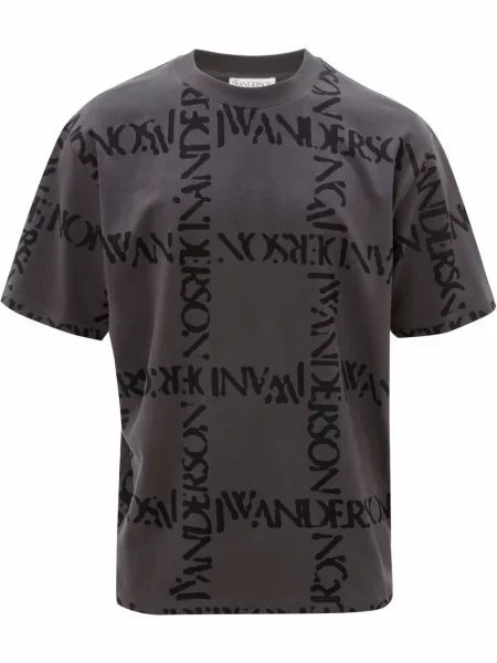 Tricou Jw Anderson cu imagine gri