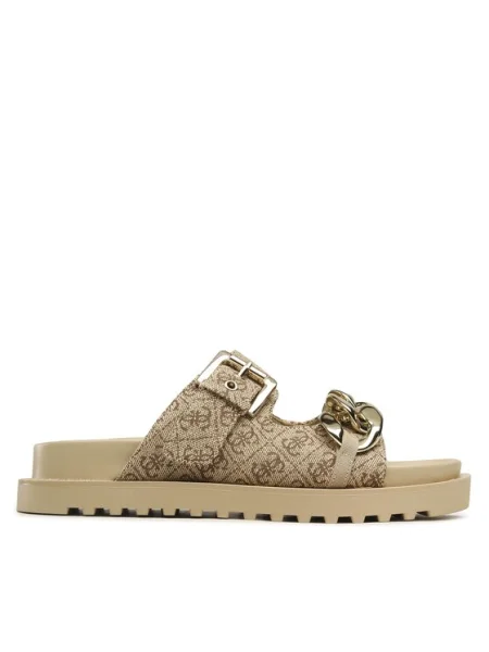 Guess Șlapi Maro bej