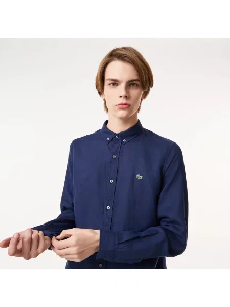 Рубашка Lacoste синяя