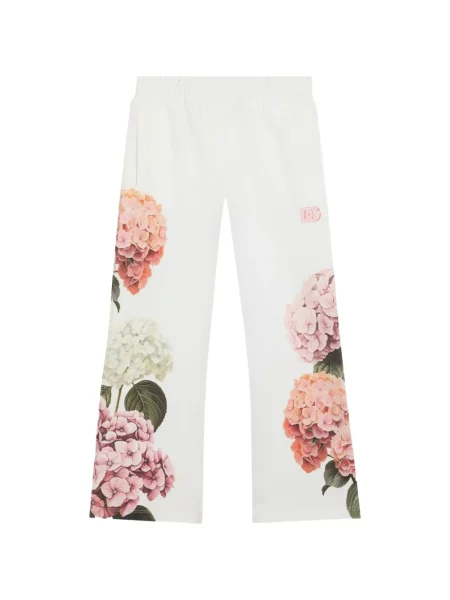 Spodnie dziecięce Dolce And Gabbana białe