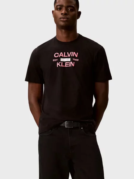 Футболка Calvin Klein Jeans чорна