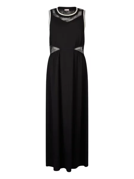 Sukienka Liu Jo z okrągłym dekoltem garniturowa czarna