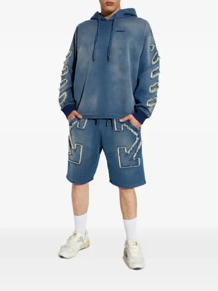 Hanorac cu glugă Off-white alb