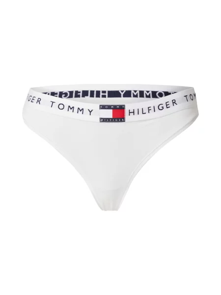 Tommy Hilfiger Underwear Tanga CLASSIC bleumarin / gri deschis / roșu alb