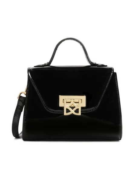 Lakierowana torebka Kazar czarna