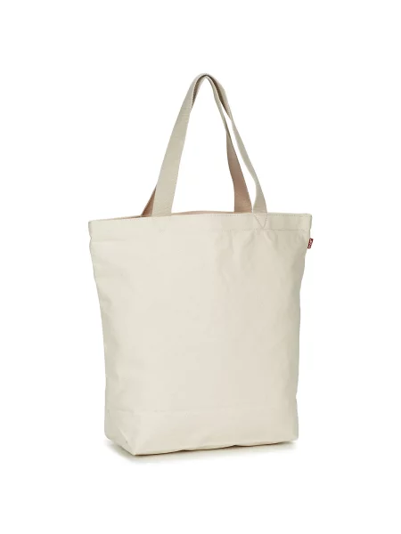 LEVI'S Shopper torba ecru/prljavo / crvena bijela