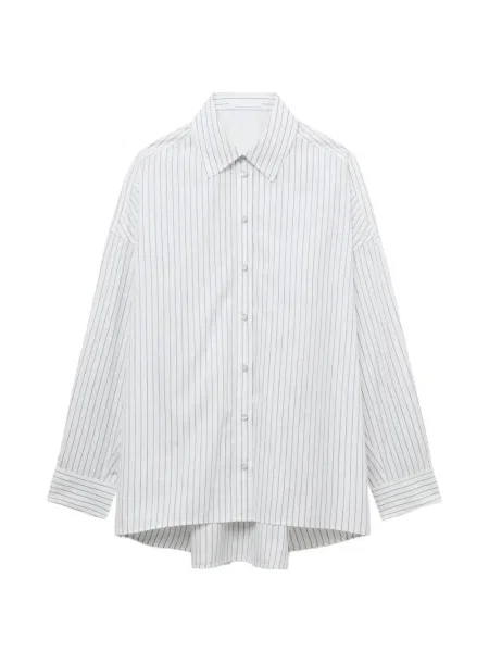 Koszula Helmut Lang w paski biała