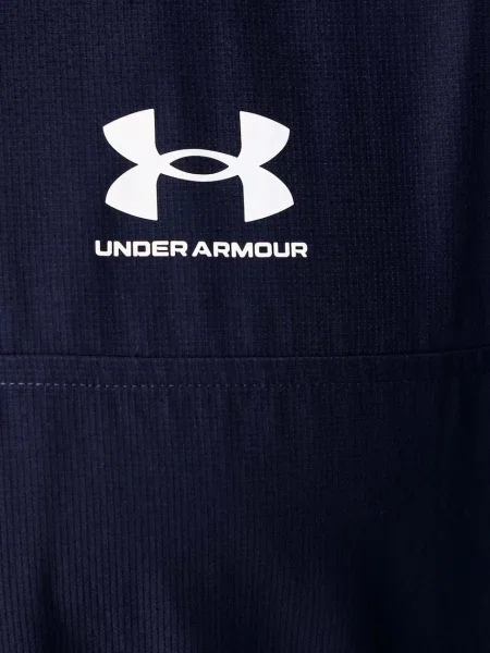 Férfi dzseki Under Armour Rival Woven Windbreaker midnight navy/midnight navy/white. Méret: L fehér