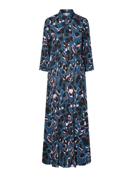 YAS Rochie YASSAVANNA bleumarin / mov vânătă / rosé negru