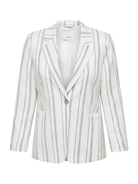 ONLY Carmakoma Blazer CARSIESTA svetlo modra / temno siva bela