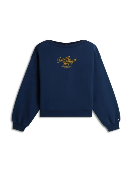 TOMMY HILFIGER Mikina tmavě / žlutá modrá