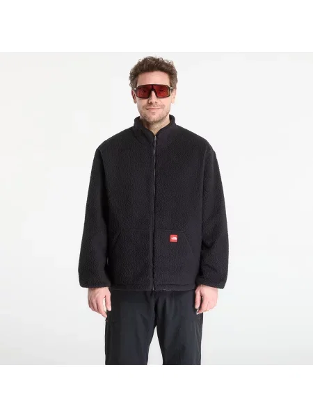 Bunda The North Face Redbox Reversible Fleece Jacket Mushroom Grey/ TNF Black XL černá